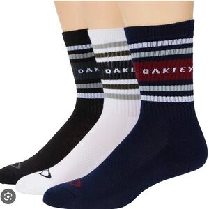Oakley Barck Logo Socks - Men’s Medium (9-11)